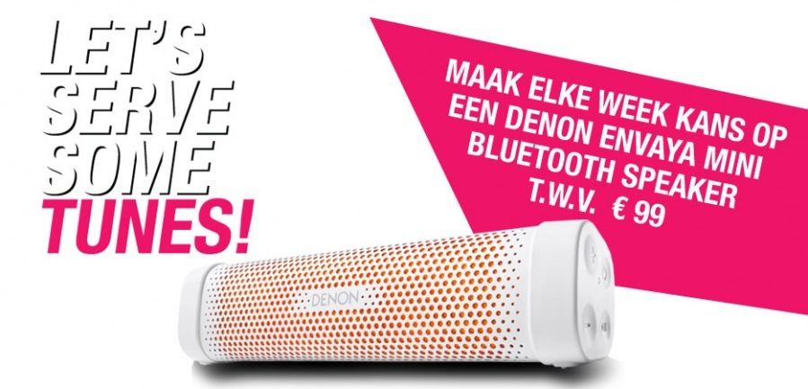 GEWELDIGE ACTIE: LETS' SERVE SOME TUNES !